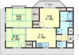 ベルフラワー山下の間取り画像