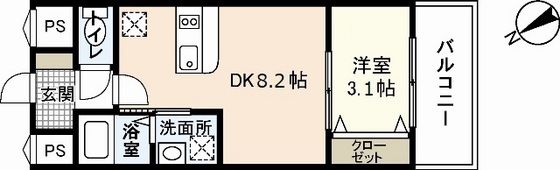 Lion鶴見の間取り画像