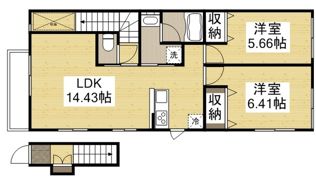 ドミール岡南の間取り画像