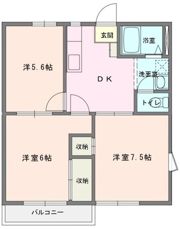 サニータウンA棟の間取り画像
