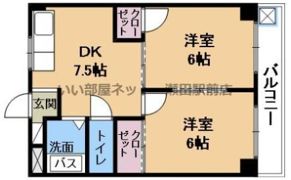 アルページュ草津の間取り画像