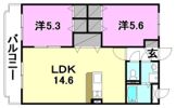 ジュネス北久米の間取り画像