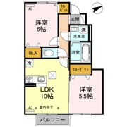 プレシャス藤岡 Bの間取り画像