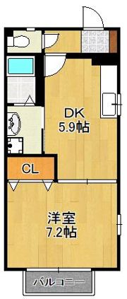 プランドールミニヨン B棟の間取り画像