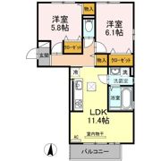 サンライズ豊益 築港町の間取り画像
