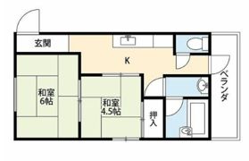 桃園マンションの間取り画像