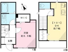 ソルディアス クローバーの間取り画像
