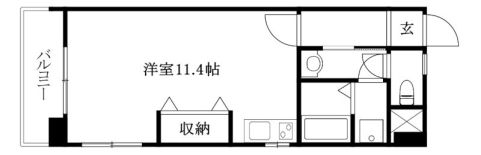 ベルエアー鷹子の間取り画像