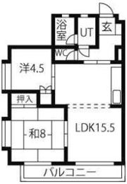 第18オオタビルの間取り画像