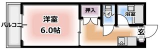 ロータリーマンション出口の間取り画像