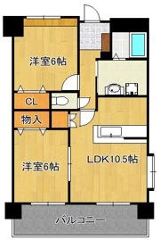 オータムパレスの間取り画像