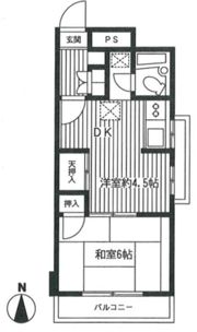 エンゼルハイム蒲田第5深井ビルの間取り画像