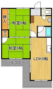 コーポラスホワイトの間取り画像