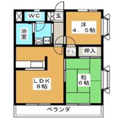 ブルーバードキャッスルの間取り画像