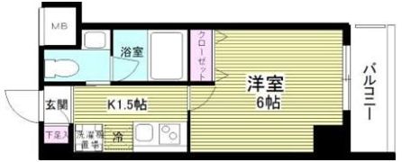ライツェント石島の間取り画像