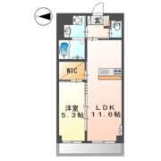Lakia due (ラキアデュエ）の間取り画像