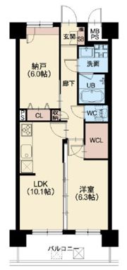 スプランディッド難波WESTIIの間取り画像