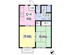 東陽ハイツの間取り画像