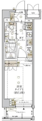 THE Grande regalo 東日暮里の間取り画像