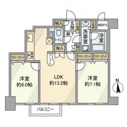 日神パレステージ西麻布の間取り画像