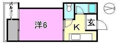 コーポ林の間取り画像