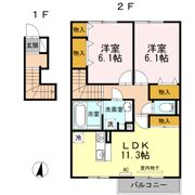 サンライフ原島の間取り画像