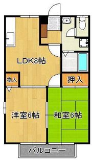 ジュネス遠賀の間取り画像