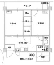 ノースメインビルの間取り画像