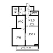 メリディアン高橋の間取り画像