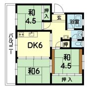 鍬守ビルの間取り画像