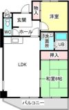 レジデンス蓮池の間取り画像