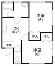 紫陽花IIの間取り画像