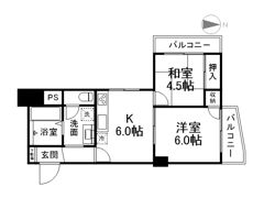 ライオンズマンション神戸元町第2の間取り画像
