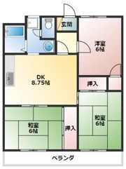 塚本ビルの間取り画像