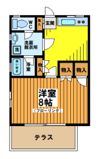 シャトル浜田山Ⅱの間取り画像
