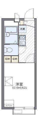 レオパレスフラワーⅢの間取り画像