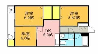 上水ハイツの間取り画像