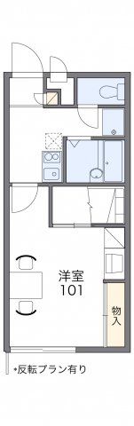 レオパレスグリーンリーフ Bの間取り画像