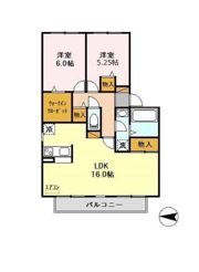 コートエスペランサ Dの間取り画像