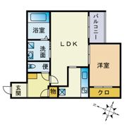 Kag．R大濠3の間取り画像