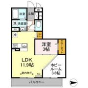 フルール・デ・シャン Dの間取り画像