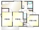 戸坂グリーンハイツBの間取り画像