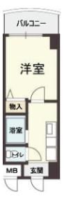 HOPE CITY天神橋の間取り画像