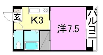 第77杉フラットの間取り画像