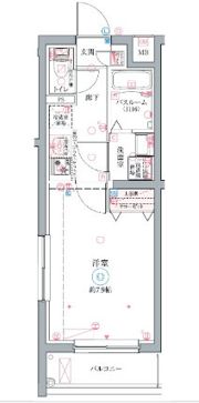 クレヴィスタ立石Ⅱの間取り画像