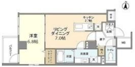 コスモグランス東日暮里の間取り画像