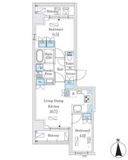 ジオエント秋葉原の間取り画像