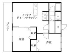 ソレイユ中央の間取り画像