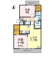 ファミール玉木の間取り画像