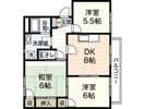 ディアス川内B棟の間取り画像